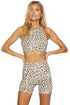 RIBBED ANNA TANK - TAUPE SPOT